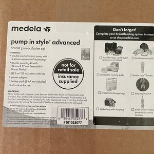 Medela pump in style advanced breast bump.